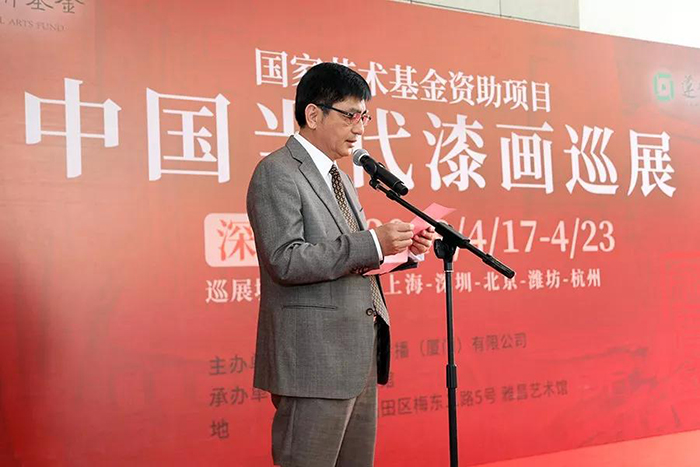 蓮福文化傳播（廈門）有限公司董事長葉水省在開幕式上致辭.jpg